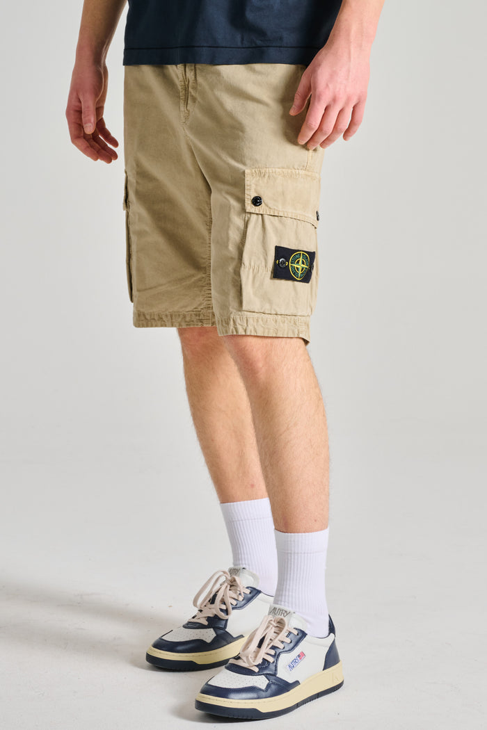 Stone Island Bermuda Beige Uomo-2