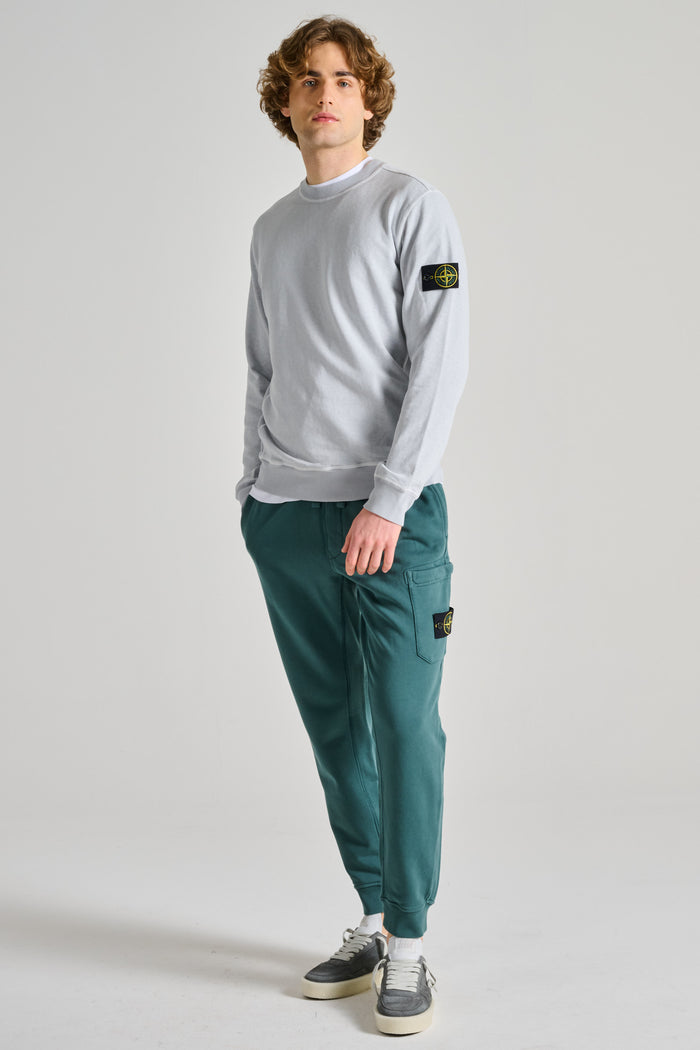  Stone Island Felpa Grigio Grigio Uomo - 4