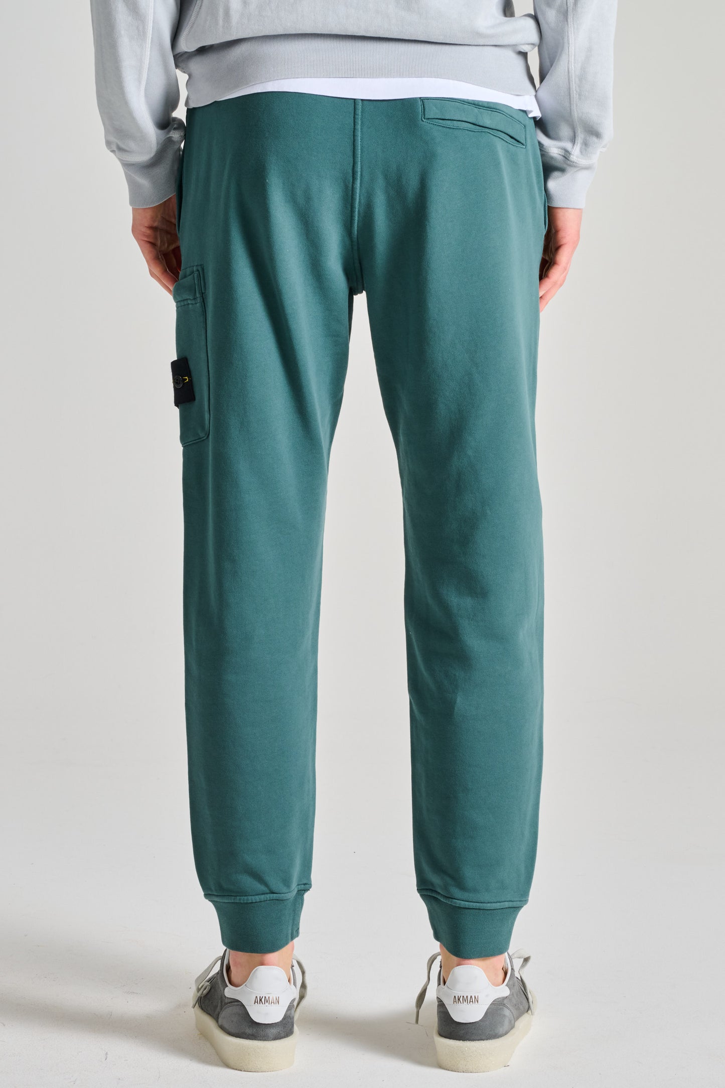  Stone Island Pantalone Felpa Verde Verde Uomo - 3