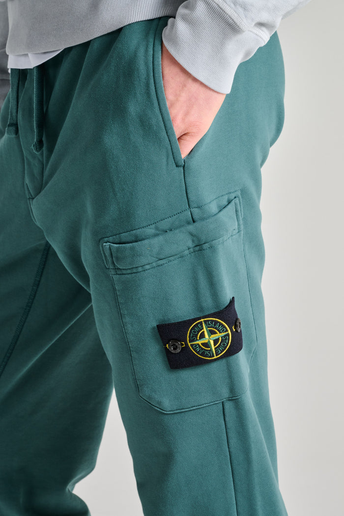  Stone Island Pantalone Felpa Verde Verde Uomo - 4