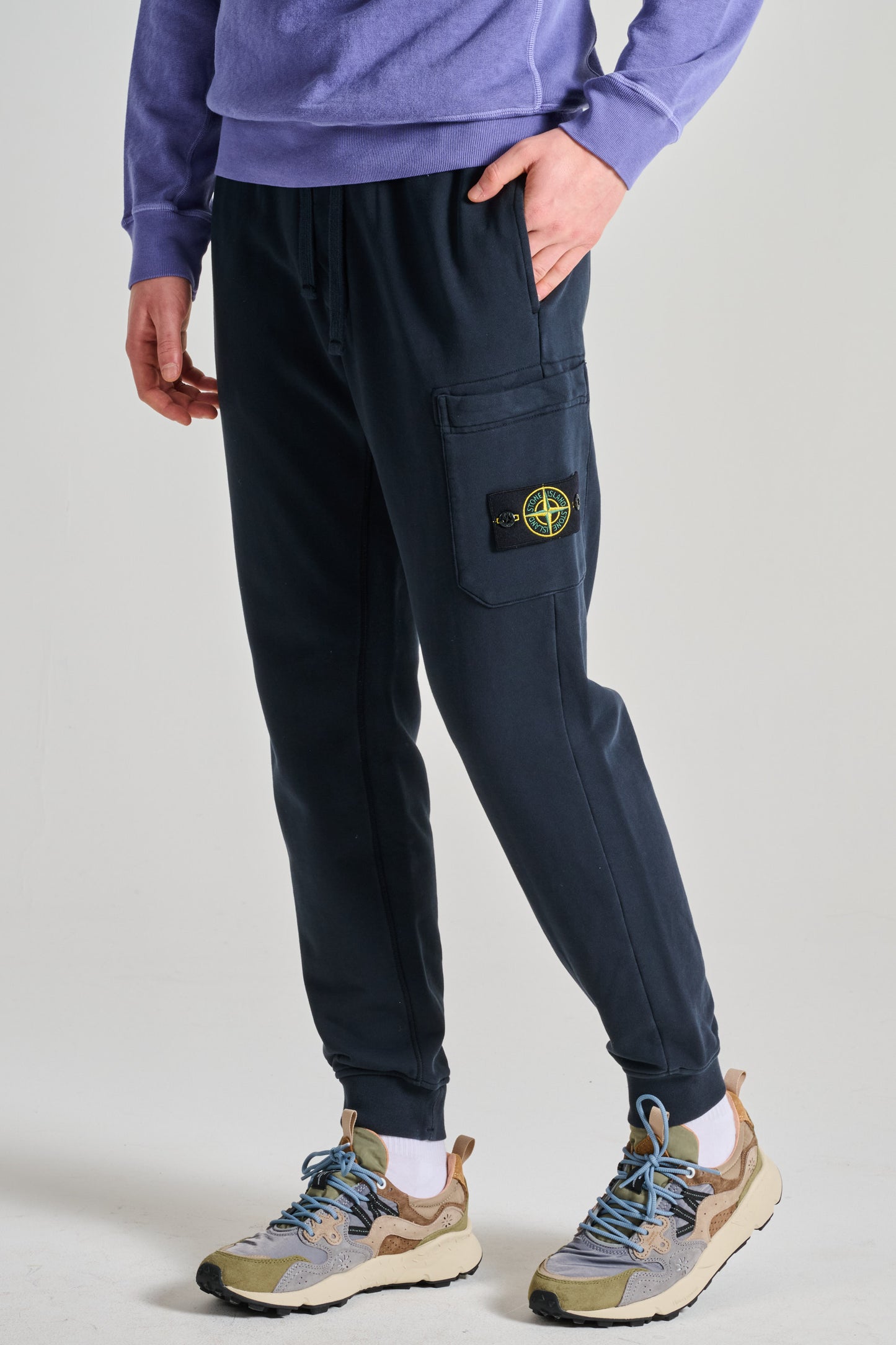  Stone Island Pantalone Felpa Verde Verde Uomo - 1