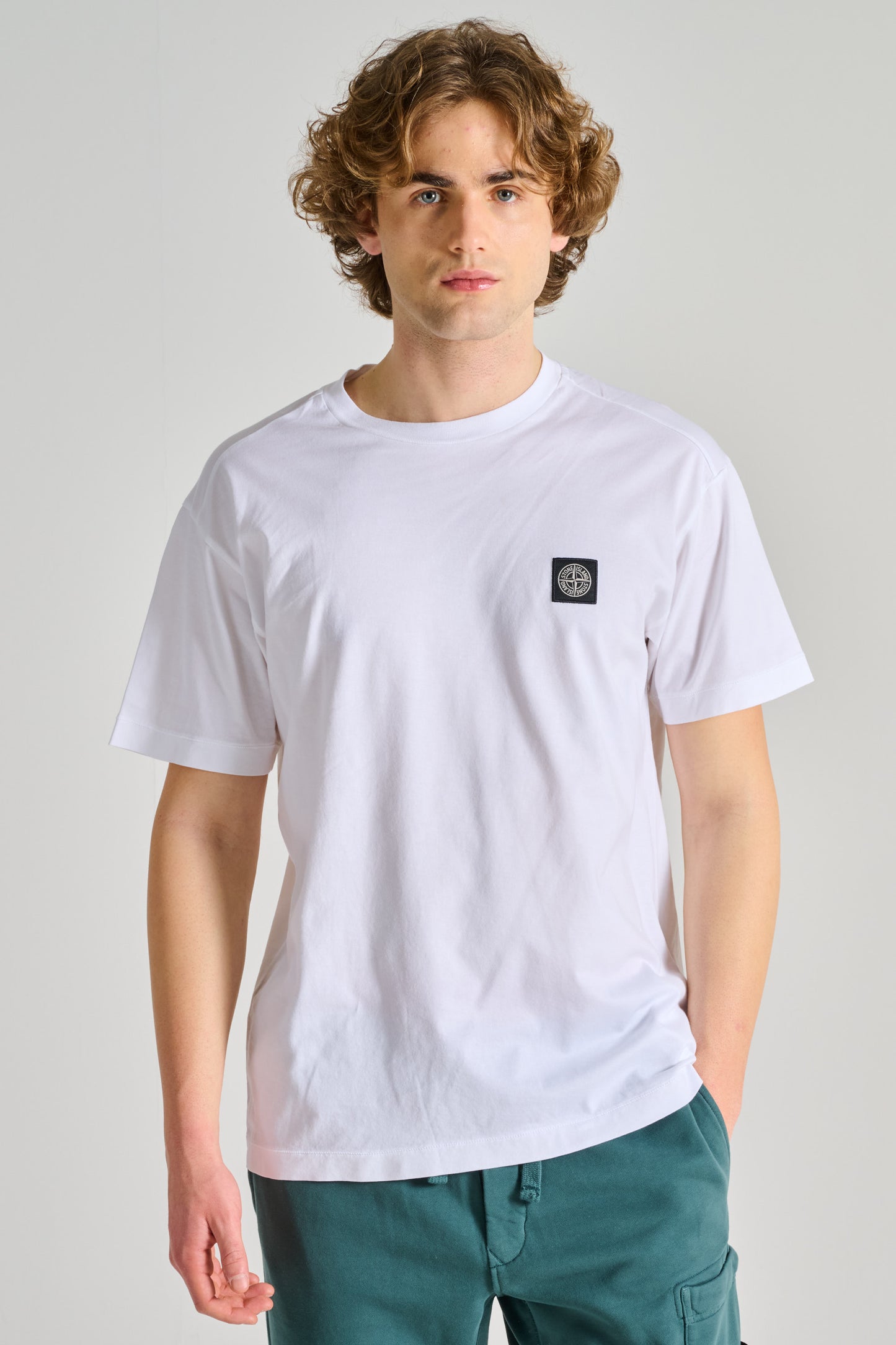  Stone Island T-shirt Bianco Bianco Uomo - 1