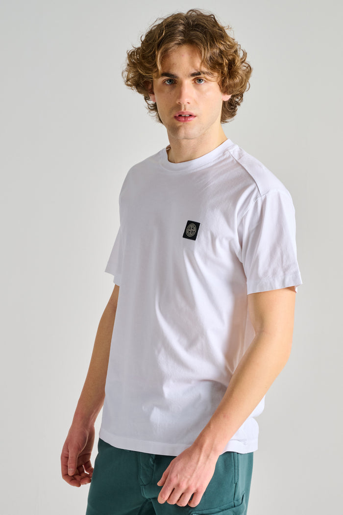 Stone Island T-shirt Bianco Uomo-2