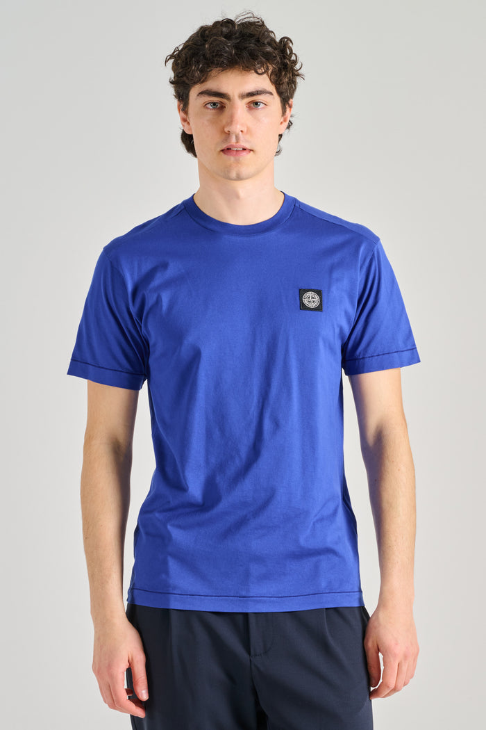 Stone Island T-shirt Blu Uomo