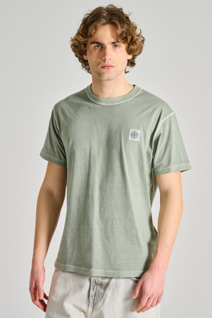 Stone Island T-shirt Verde Uomo