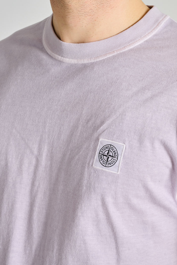  Stone Island T-shirt Viola Viola Uomo - 3