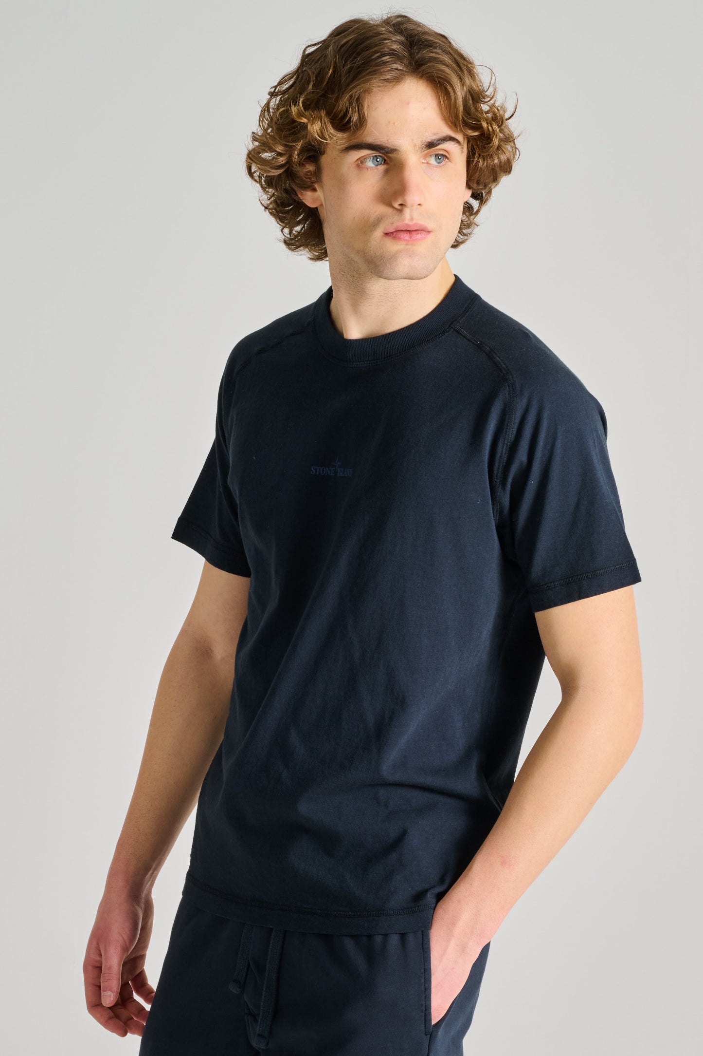  Stone Island T-shirt Blu Blu Uomo - 2