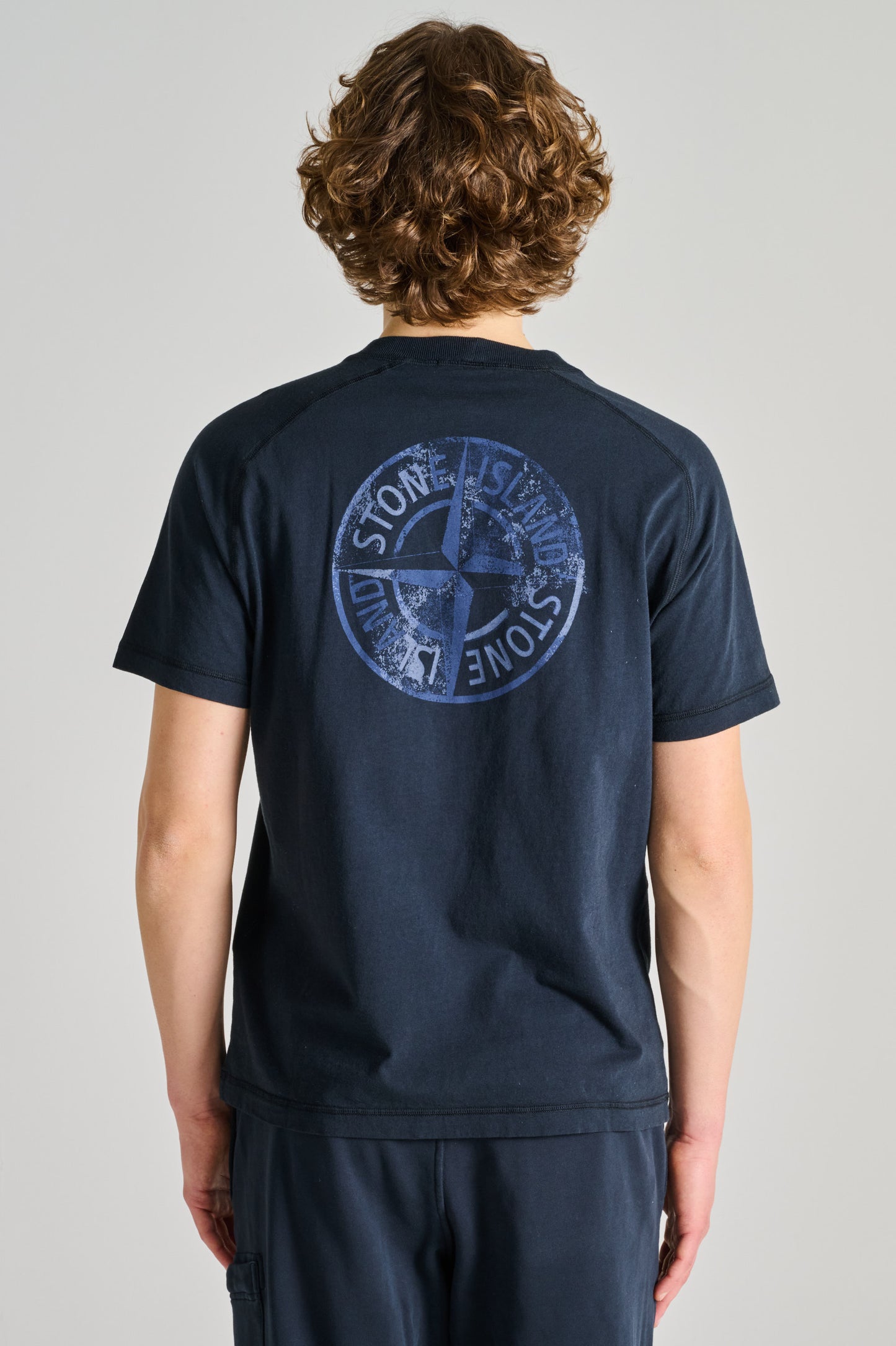  Stone Island T-shirt Blu Blu Uomo - 3