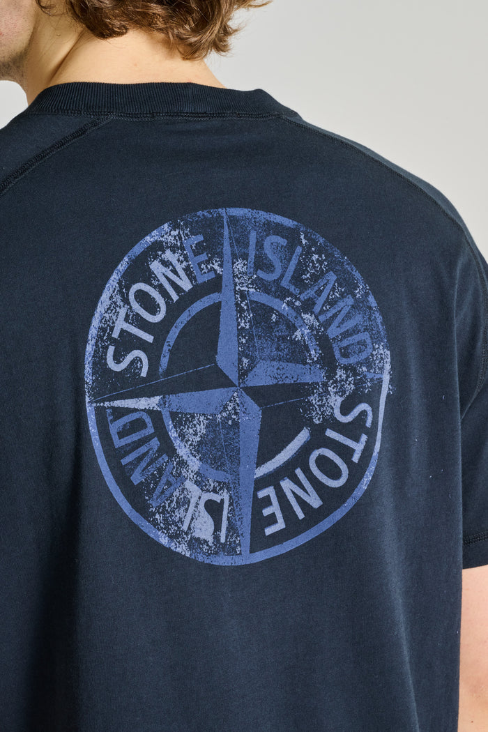  Stone Island T-shirt Blu Blu Uomo - 4