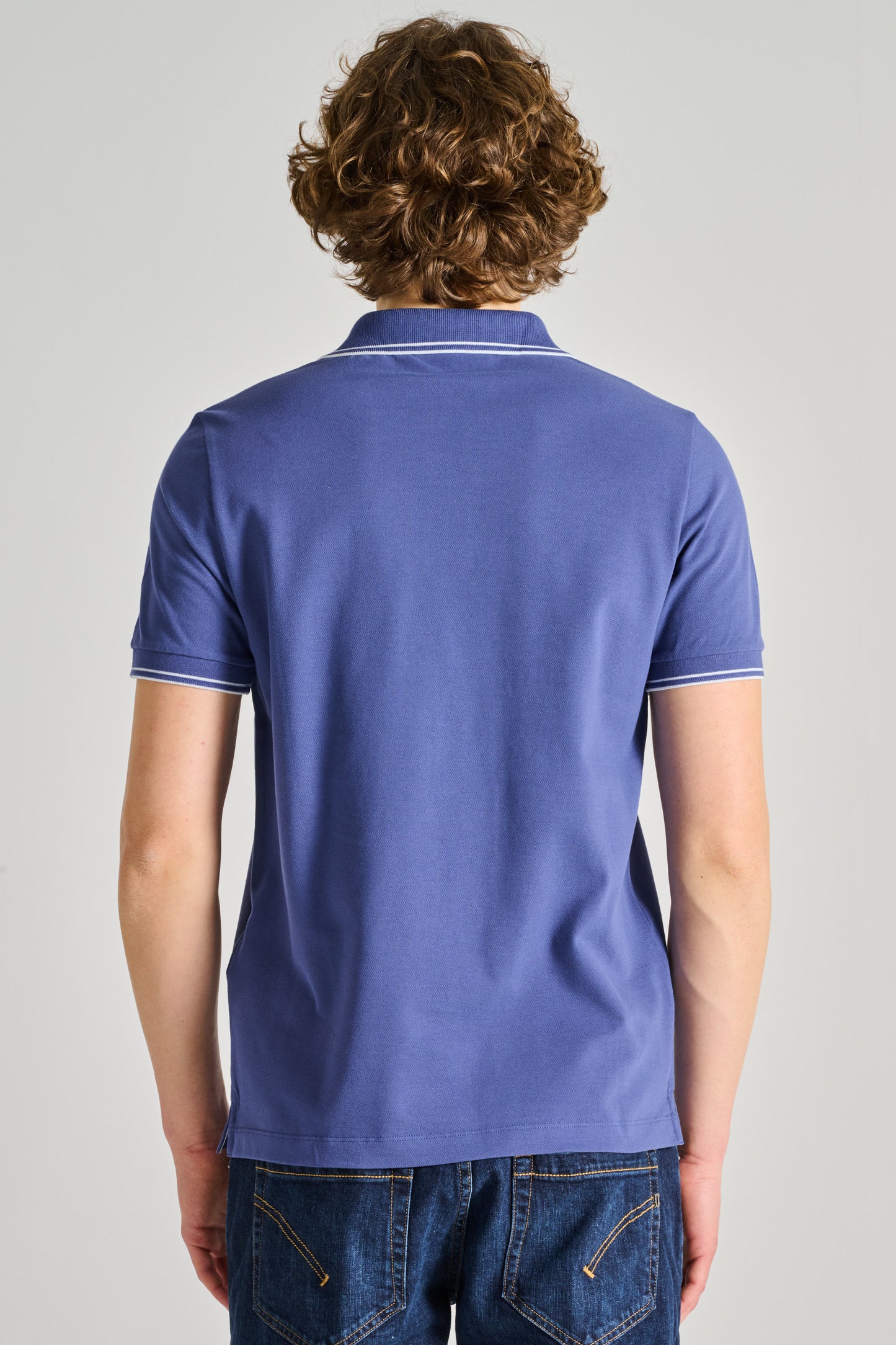  Stone Island Polo Blu Blu Uomo - 4