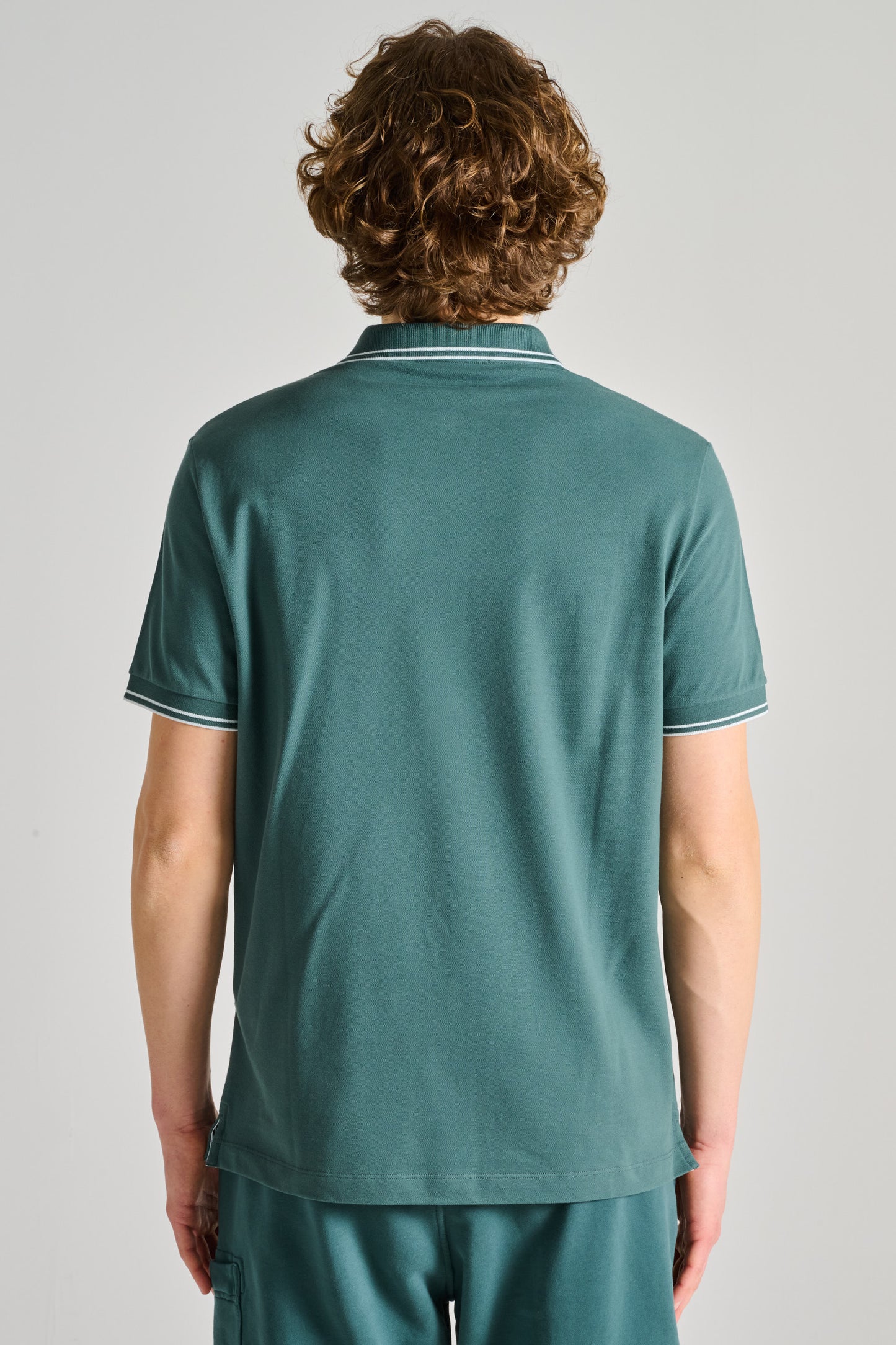  Stone Island Polo Verde Verde Uomo - 4