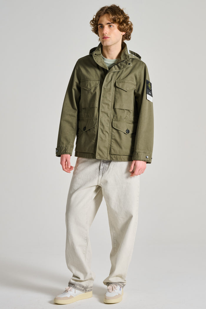 Stone Island Giubbino Verde Uomo-2