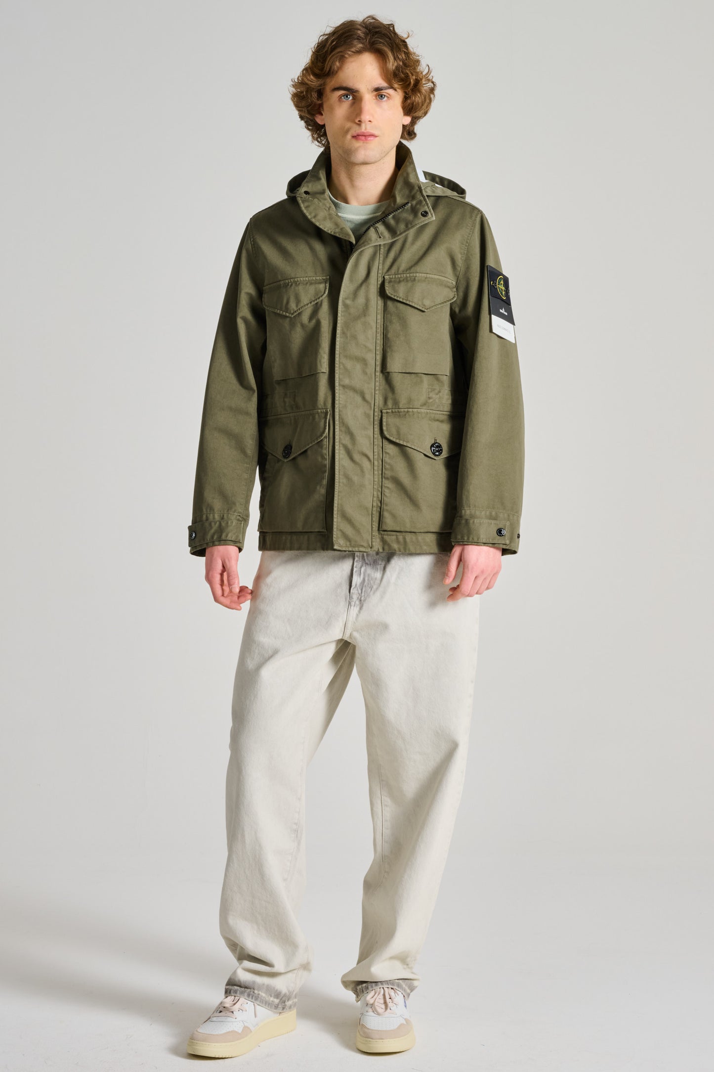  Stone Island Giubbino Verde Verde Uomo - 3