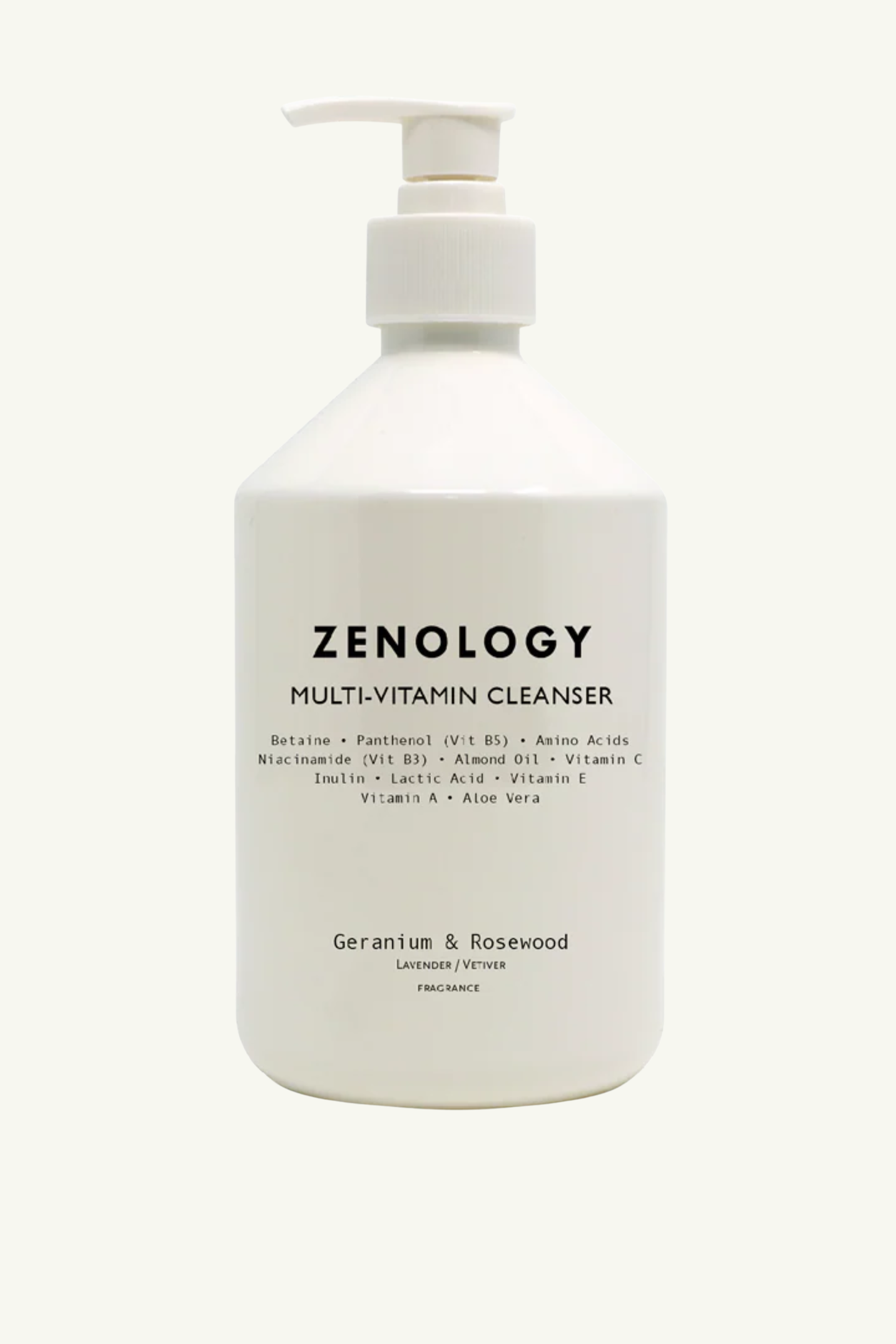  Zenology Crema Multi Vitamin Cleanser Geranium Rosewood Unisex - 1