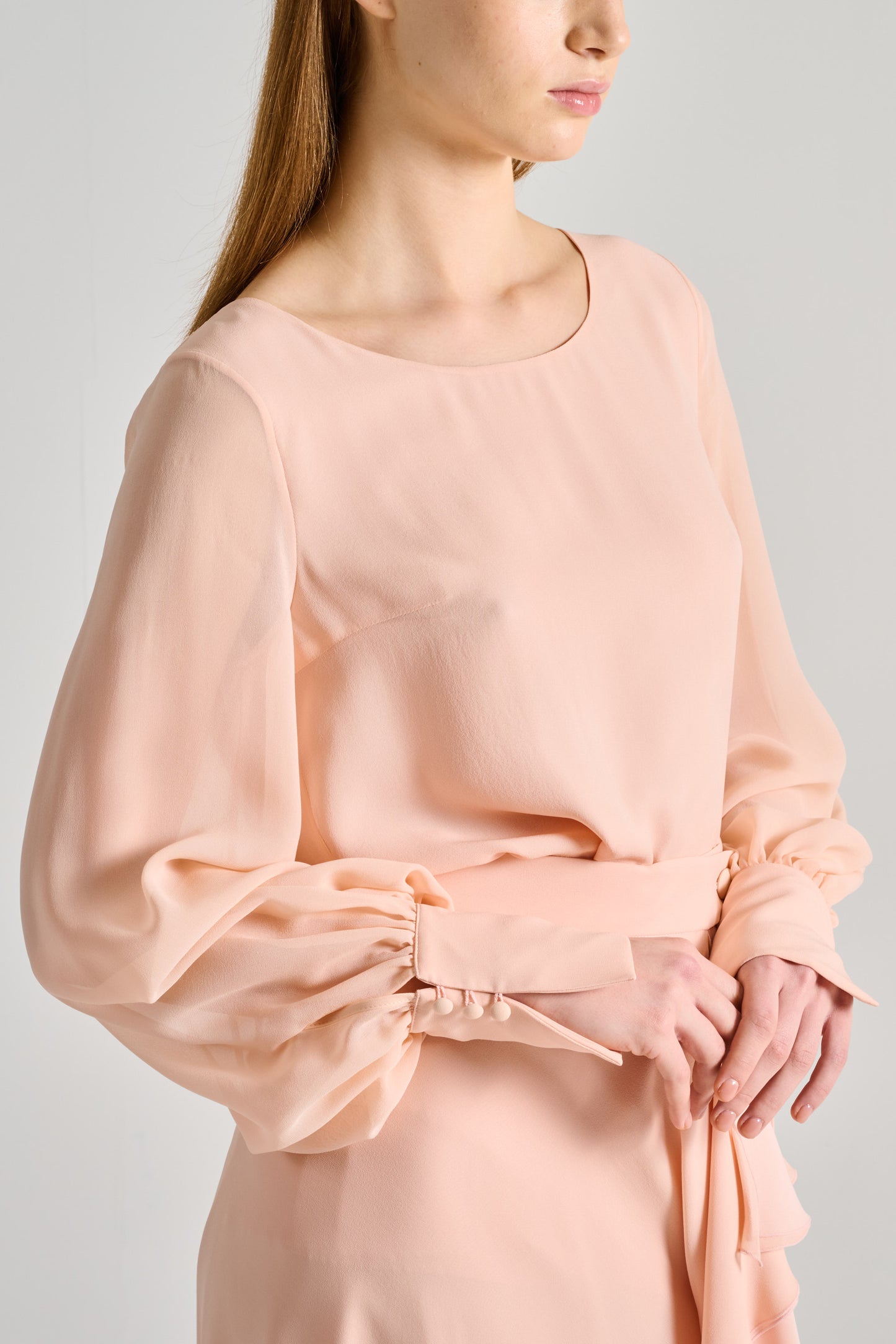  De Santis By Martin Alvarez Blusa 100% Cotton Pink Rosa Donna - 4