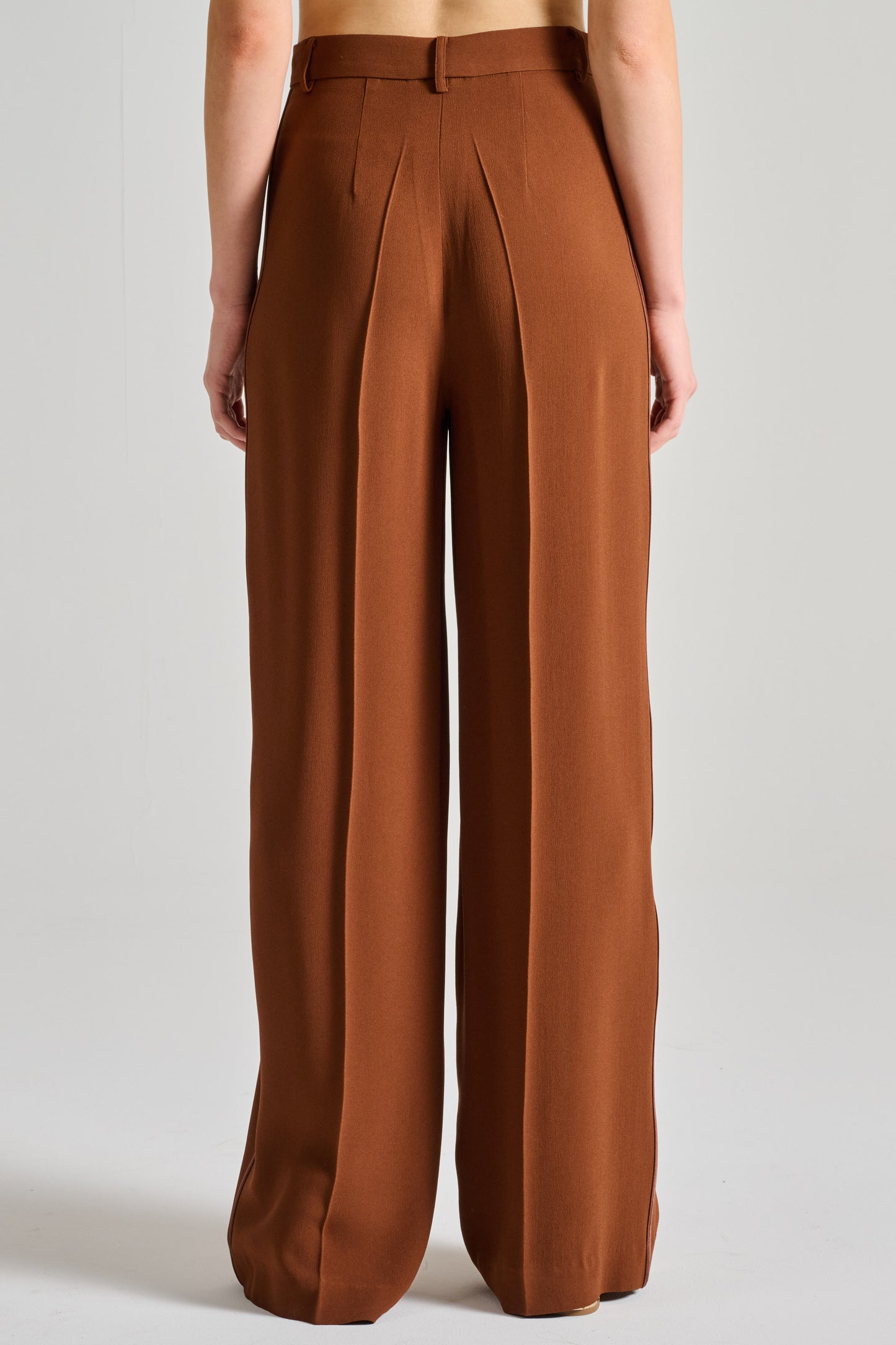  De Santis By Martin Alvarez Brown Fabric Trousers Marrone Donna - 3