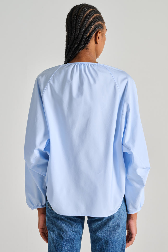  Aspesi Shirt 100% Cotton Light Blue Azzurro Donna - 4