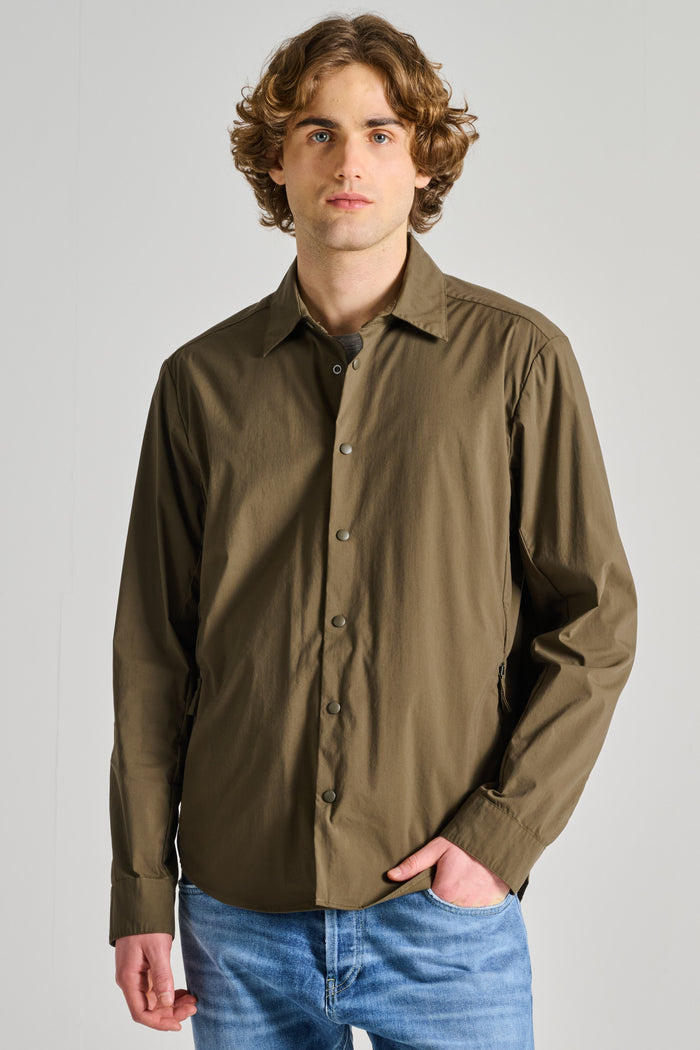 Aspesi Arch Cotton Shirt Green