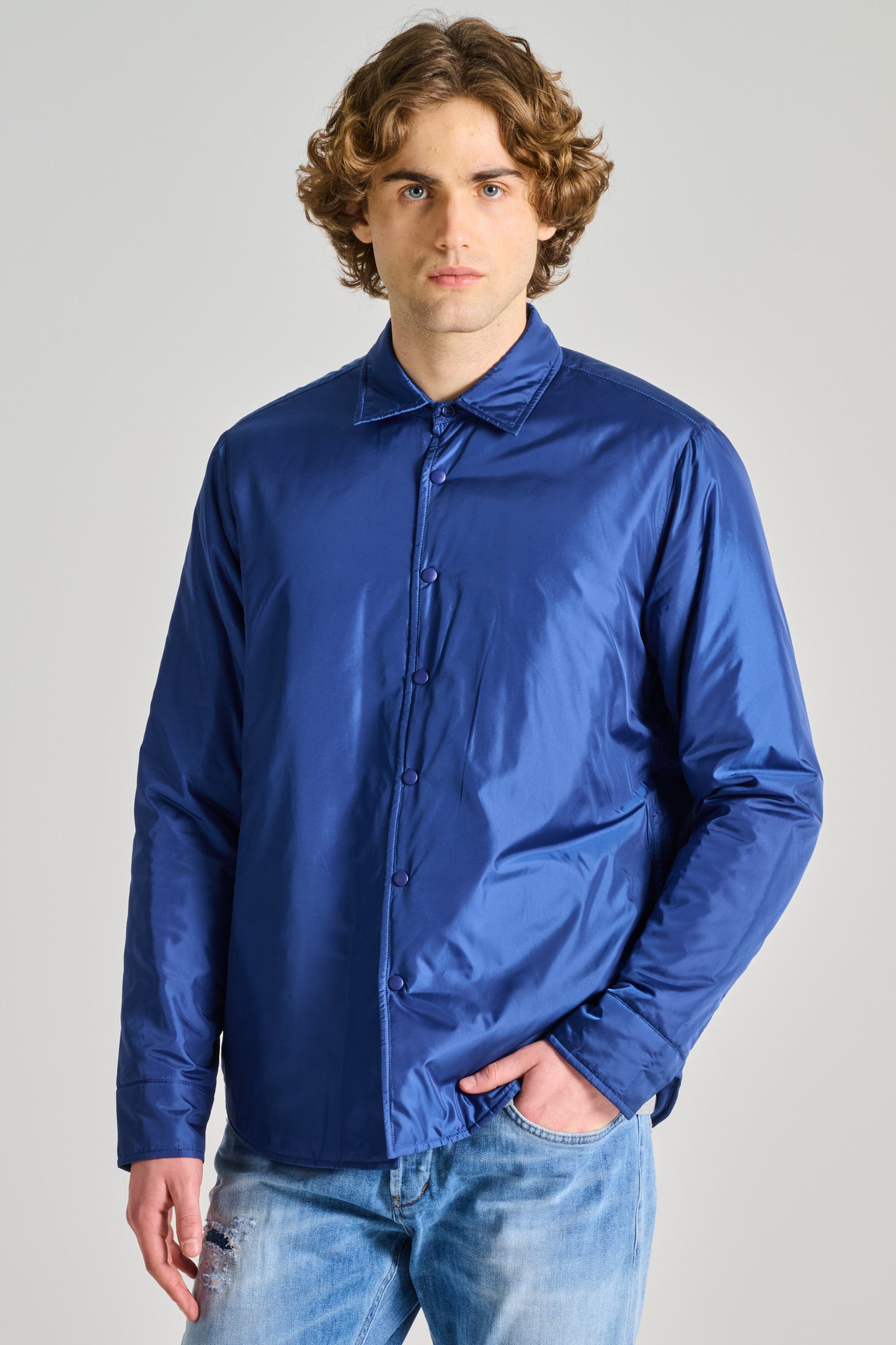  Aspesi Thermal Shirt Re-shirt Blue Blu Uomo - 1