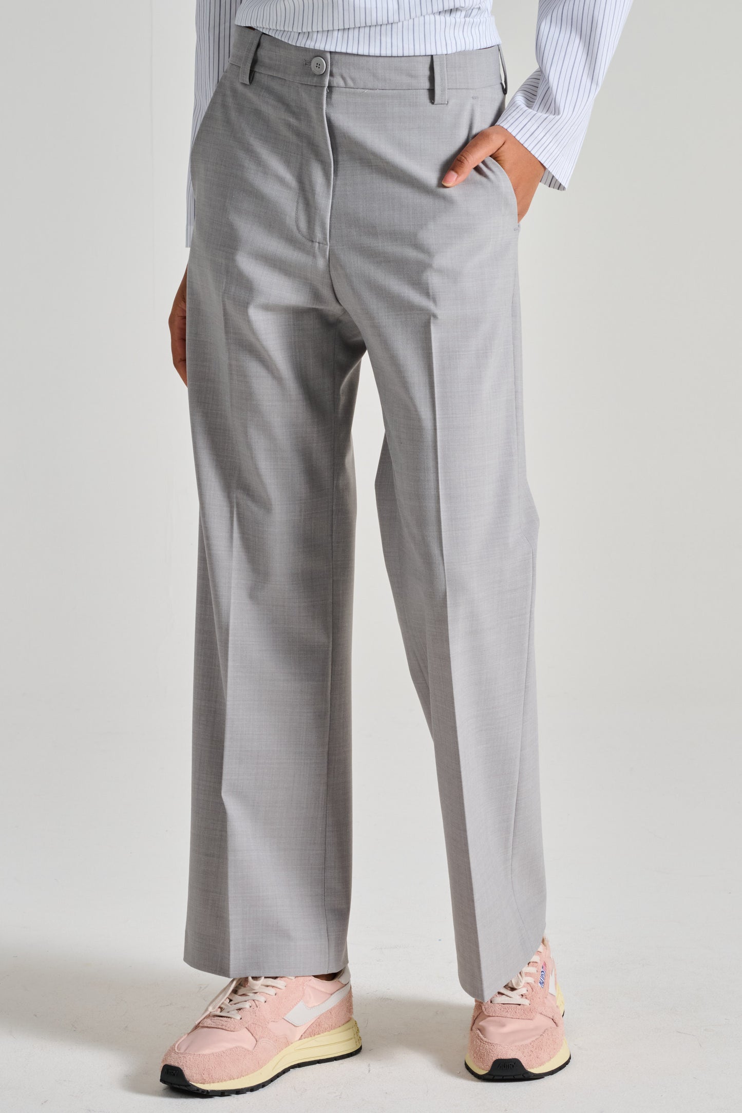  Semi-couture Pantalone Damienne Grigio Grigio Donna - 1