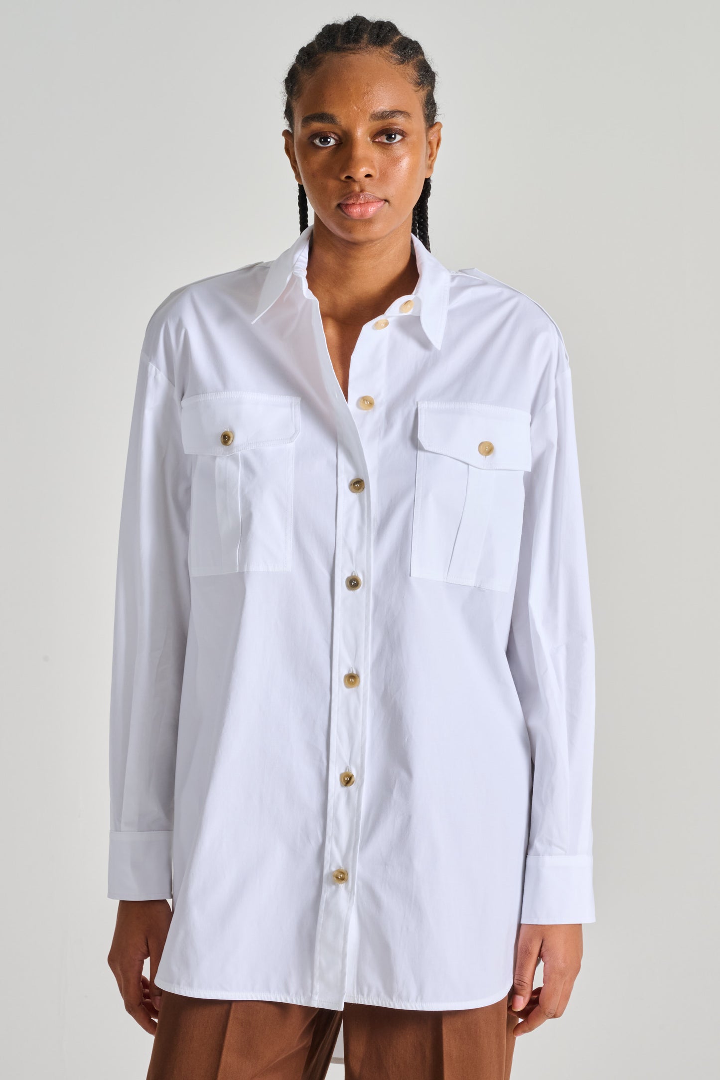  Semi-couture Camicia Diane Bianco Bianco Donna - 1