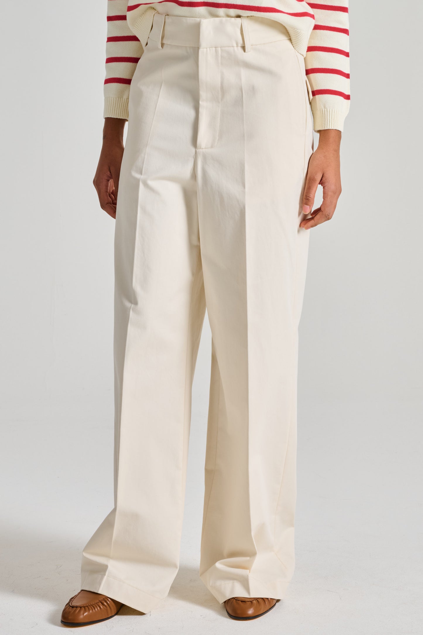  Semi-couture Pantalone Alizee Bianco Bianco Donna - 2