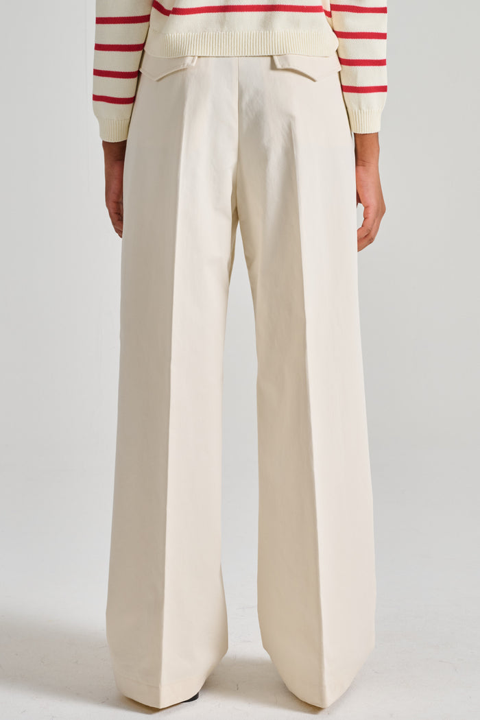  Semi-couture Pantalone Alizee Bianco Bianco Donna - 3