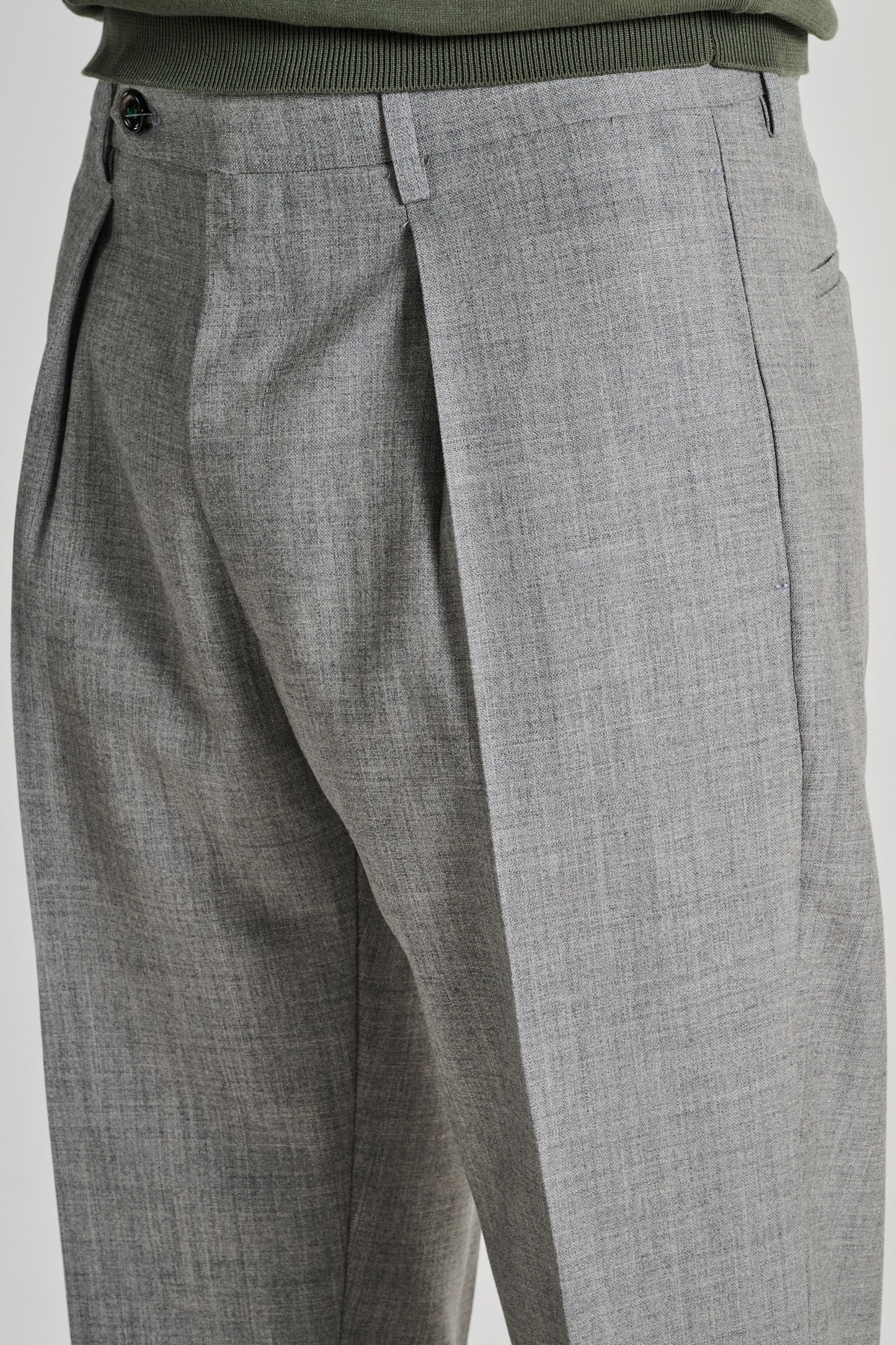  Berwich Grey Trousers Grigio Uomo - 4