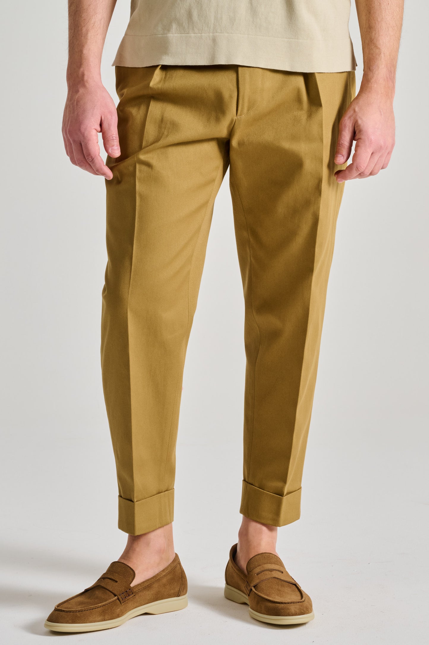  Berwich Beige Trousers Beige Uomo - 1