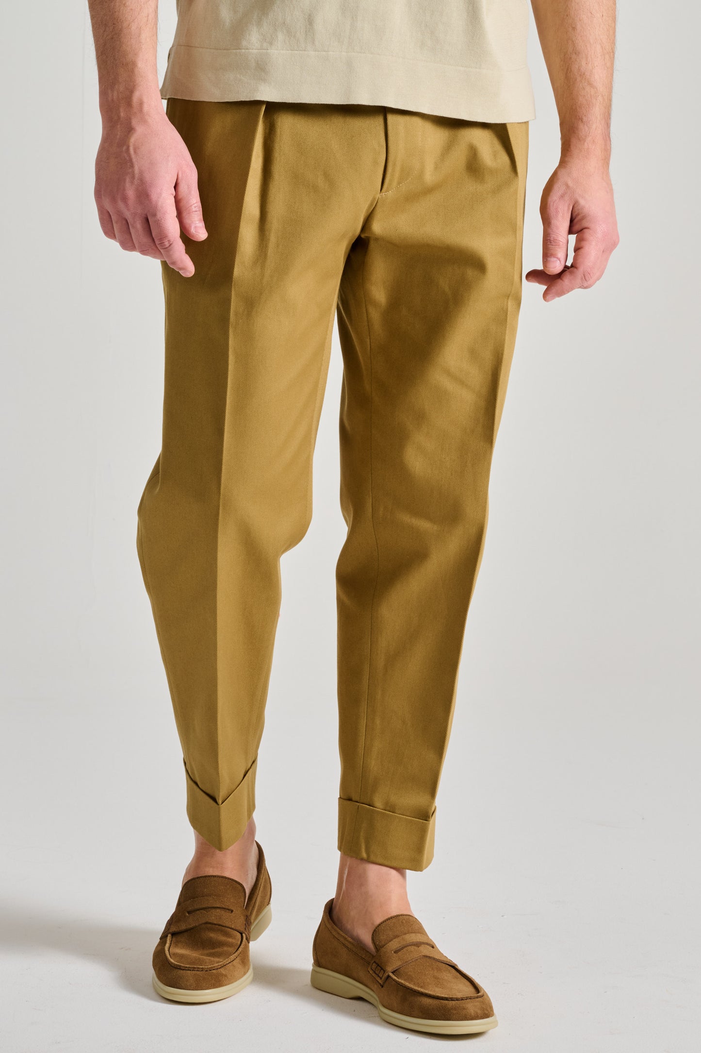  Berwich Beige Trousers Beige Uomo - 2