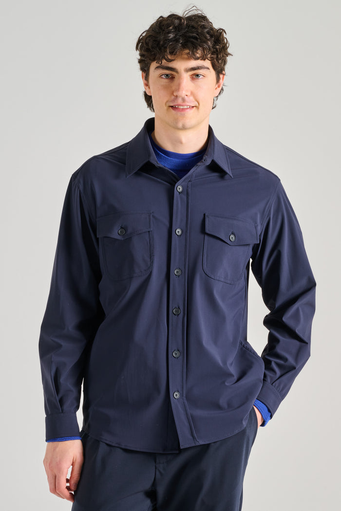 Cruna Overshirt Nero Uomo