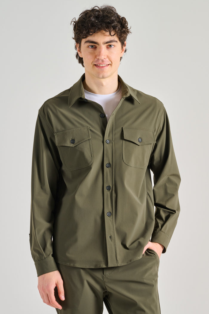 Cruna Overshirt Verde Uomo