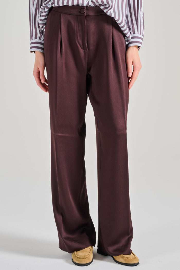 Cruna Pantalone Marrone Donna