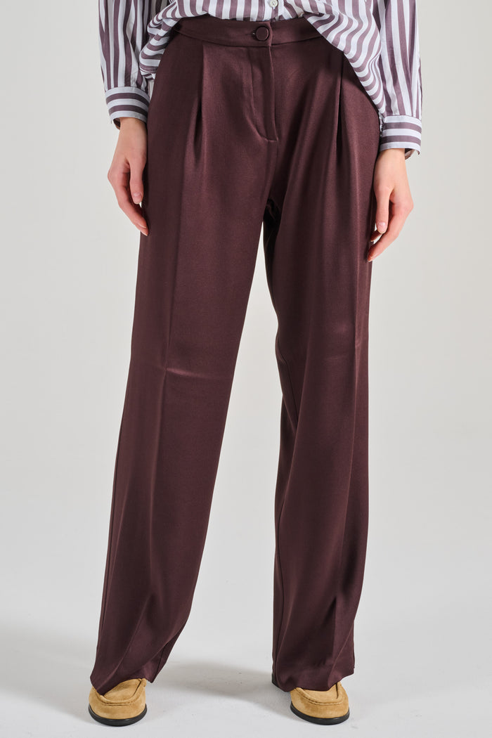 Cruna Pantalone Marrone Donna-2