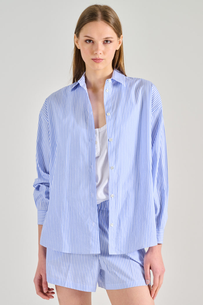 Cruna Camicia Azzurro Donna