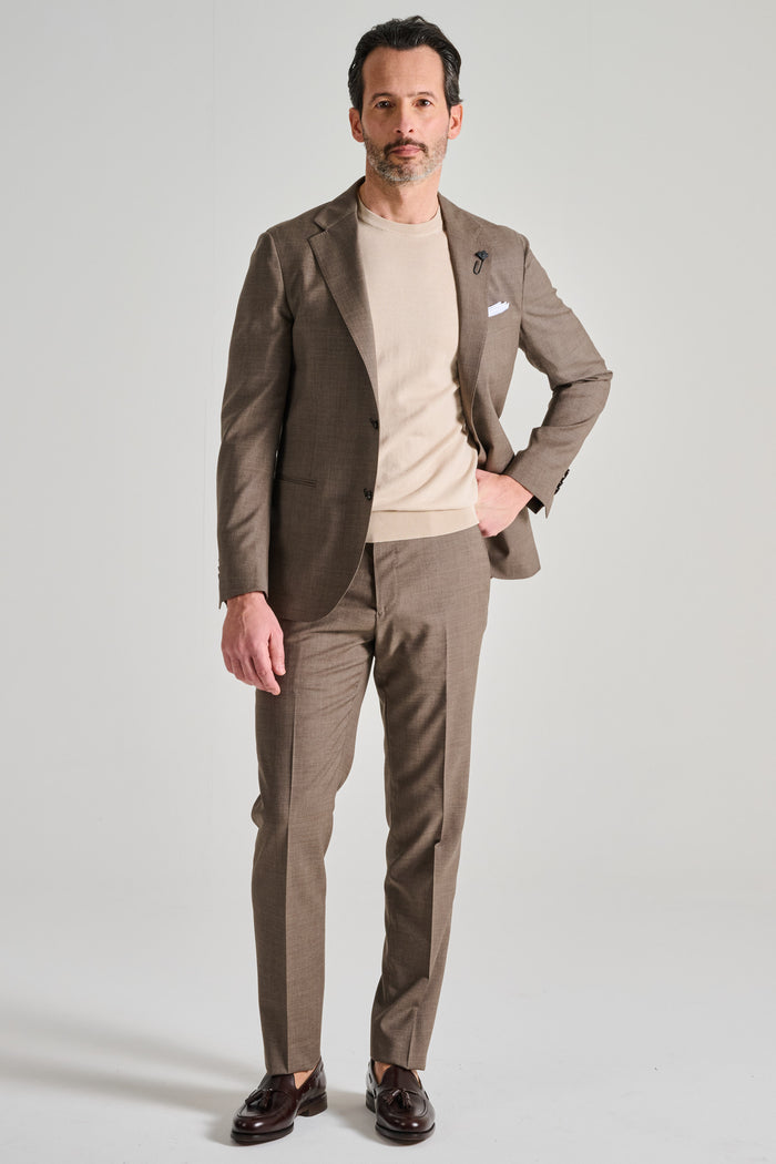  Lardini Abito Iconic Beige Marrone Uomo - 4