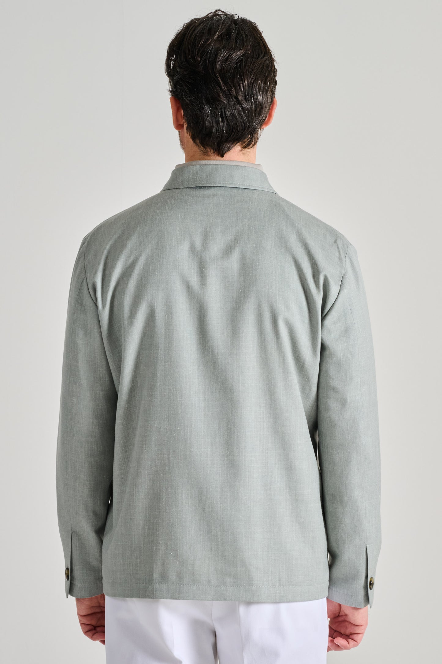  Lardini Giacca Camicia Grigio Grigio Uomo - 3