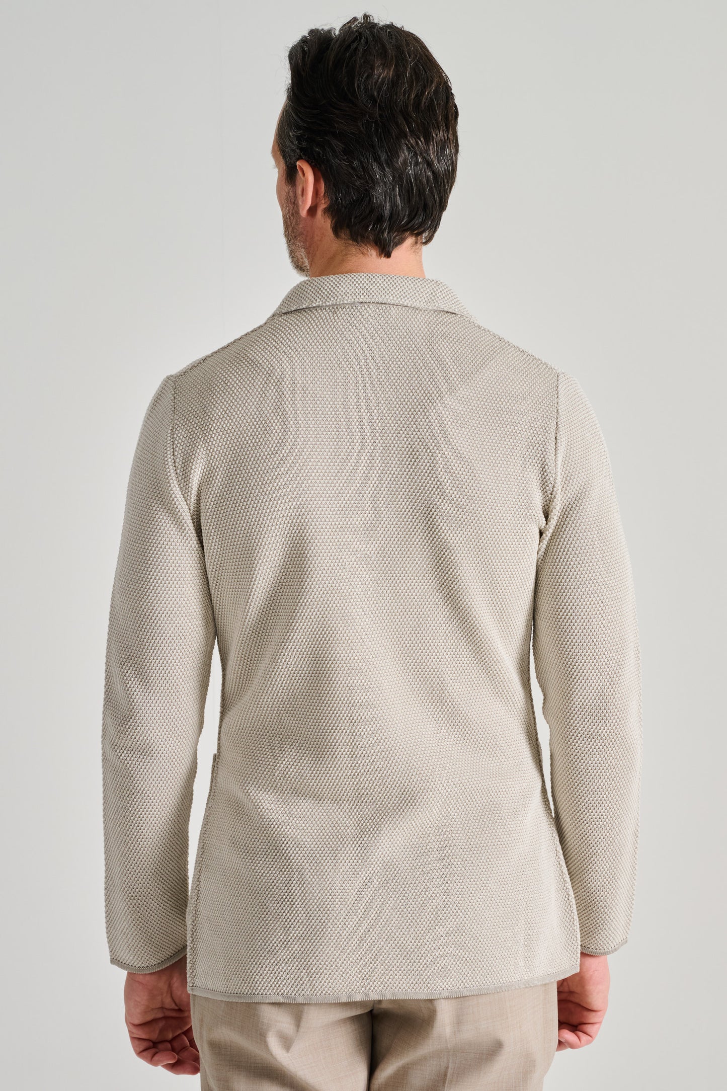  Lardini Giacca Maglia Beige Beige Uomo - 4