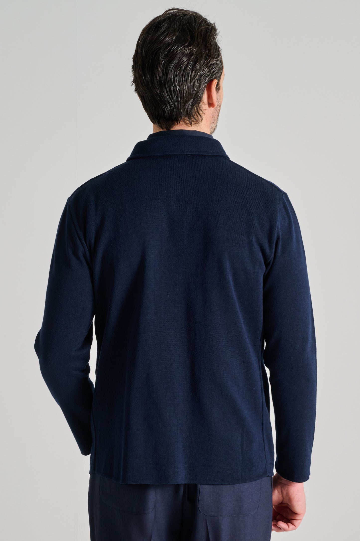  Lardini Giacca Maglia Blu Blu Uomo - 3