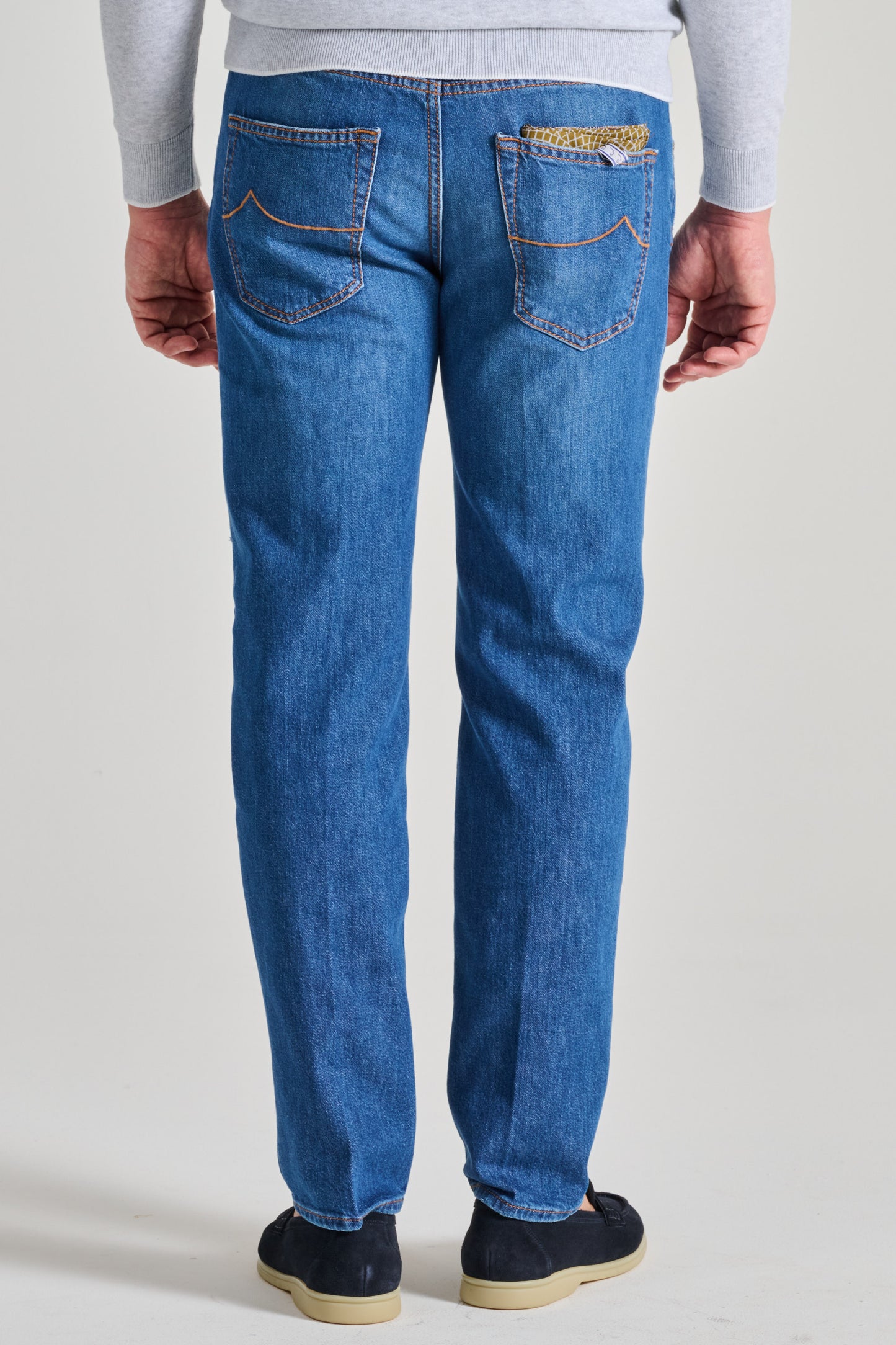  Jacob Cohen Jeans Scott Blu Blu Uomo - 3