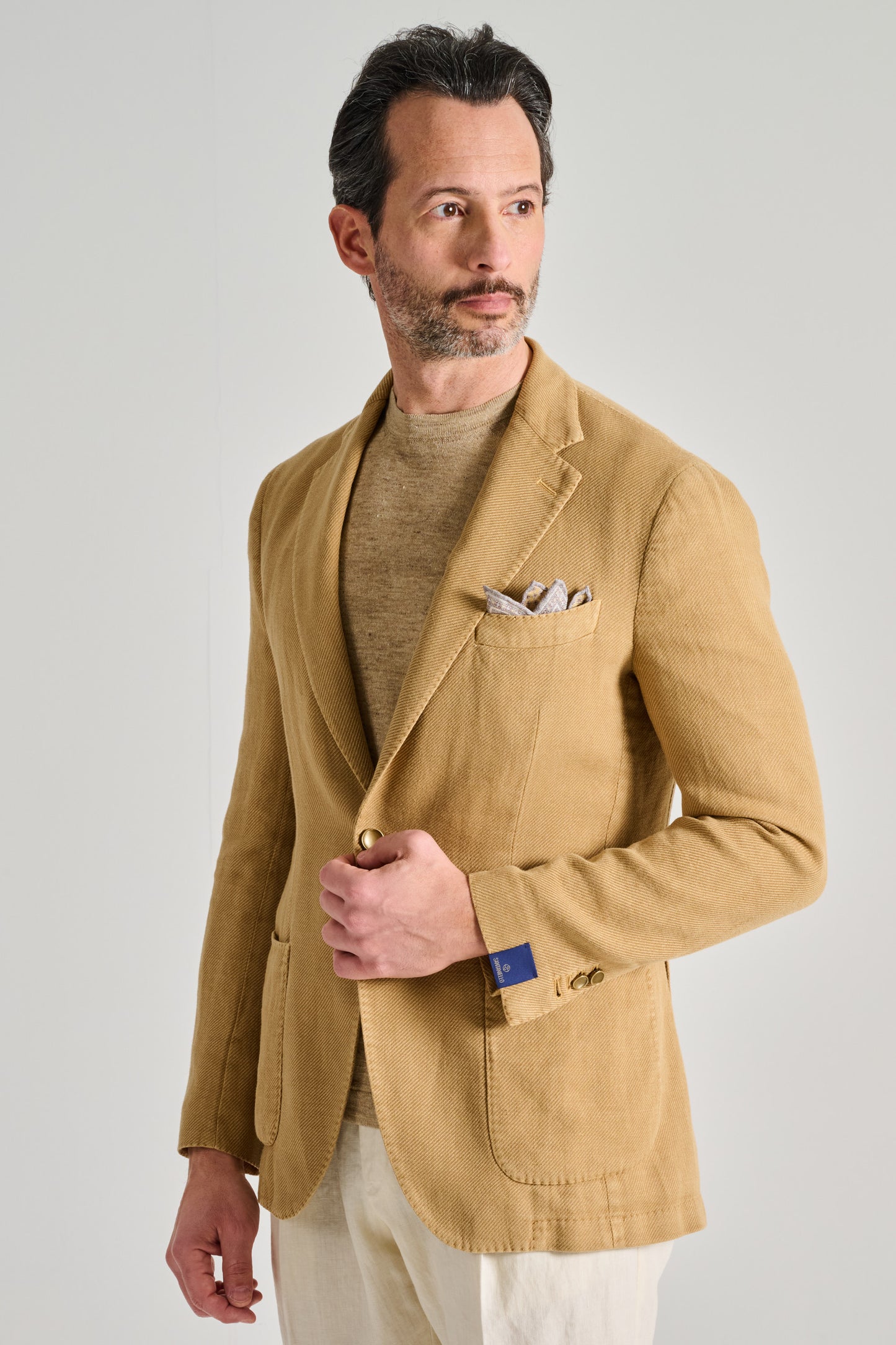  Santaniello Giacca Beige Beige Uomo - 2