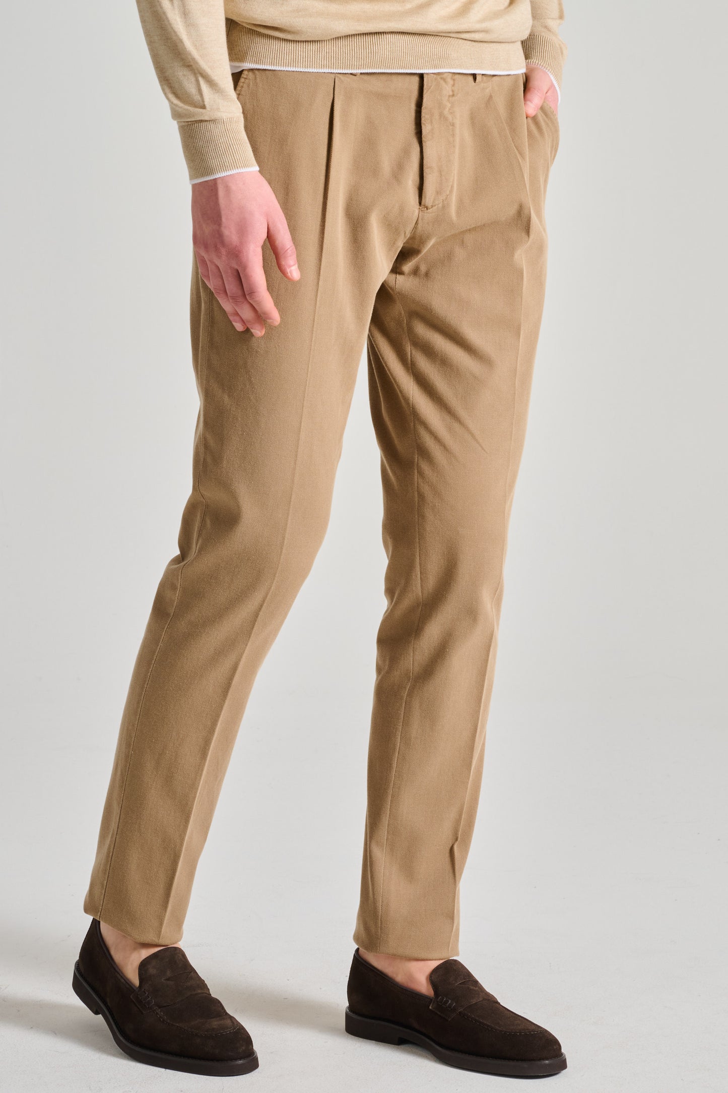  Santaniello Pantalone Beige Beige Uomo - 1