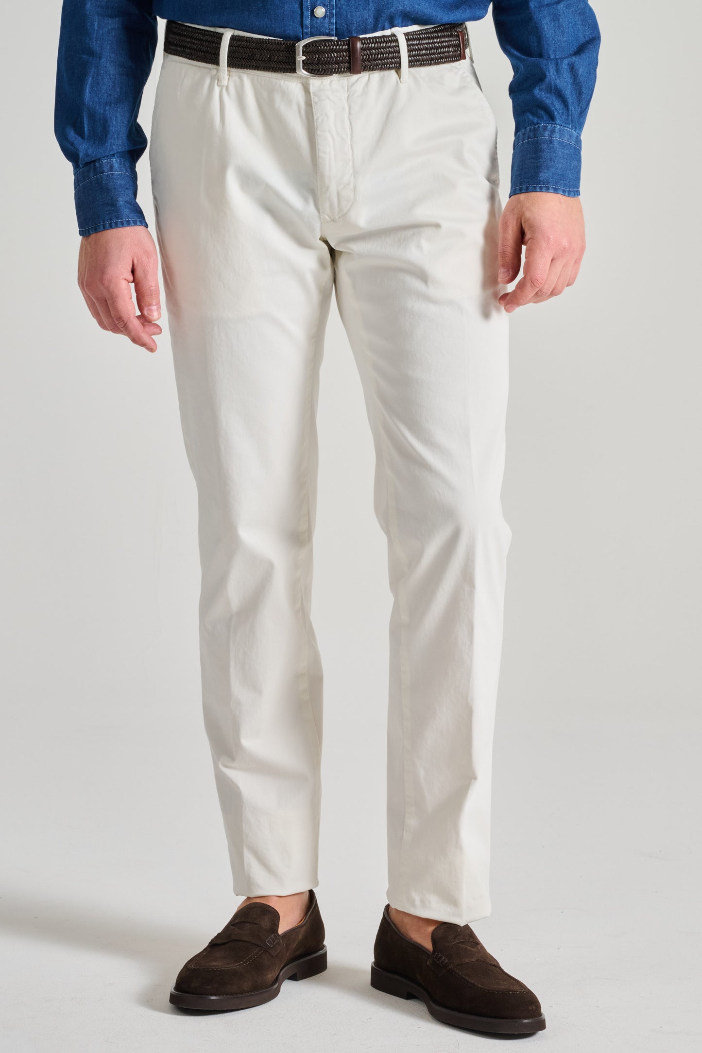  Incotex Slacks Pantalone Bianco Bianco Uomo - 1