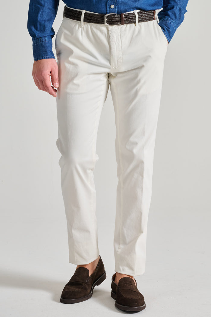 Incotex Slacks Pantalone Bianco Uomo-2