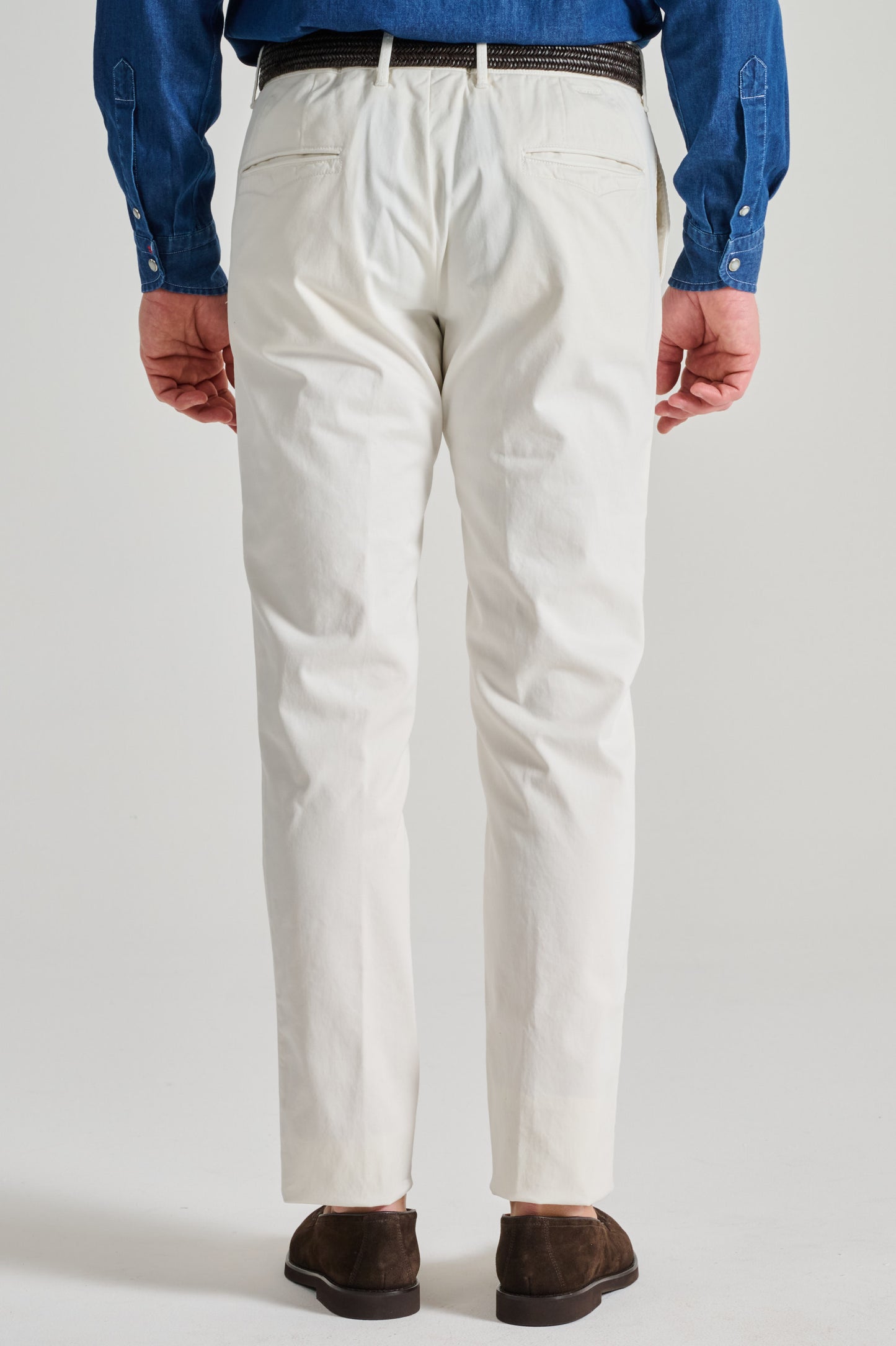  Incotex Slacks Pantalone Bianco Bianco Uomo - 3