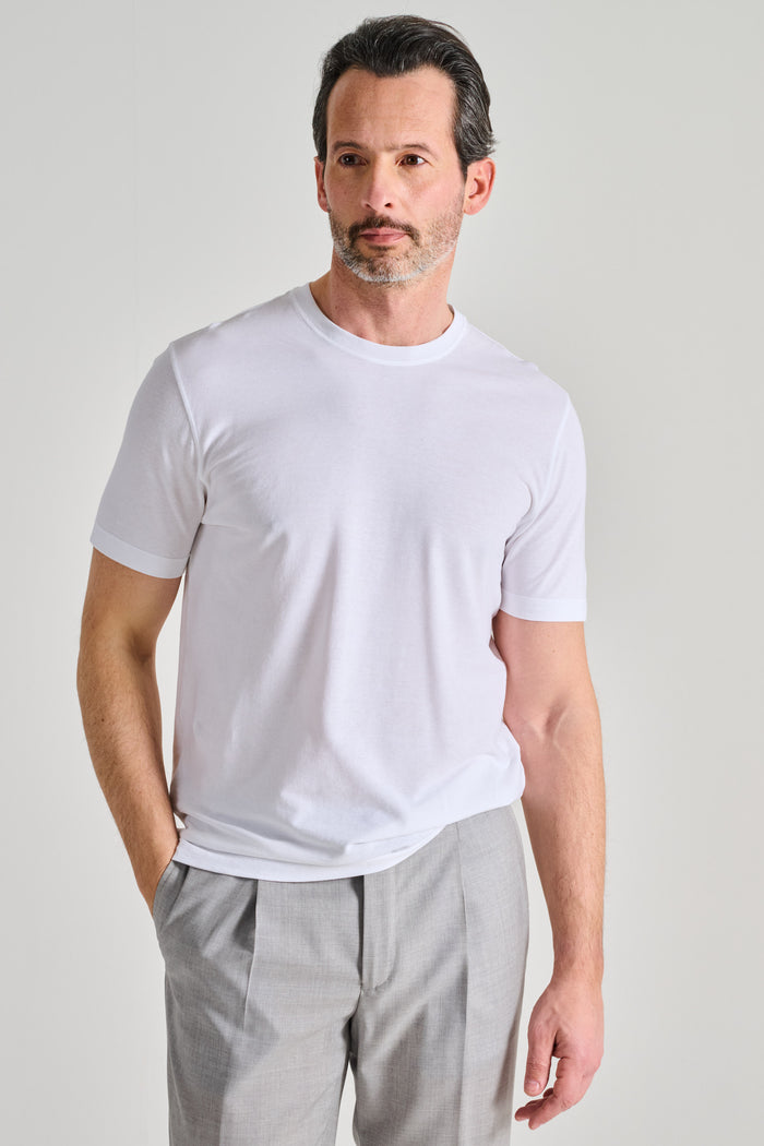 Zanone T-shirt Manica Corta Bianco Uomo-2