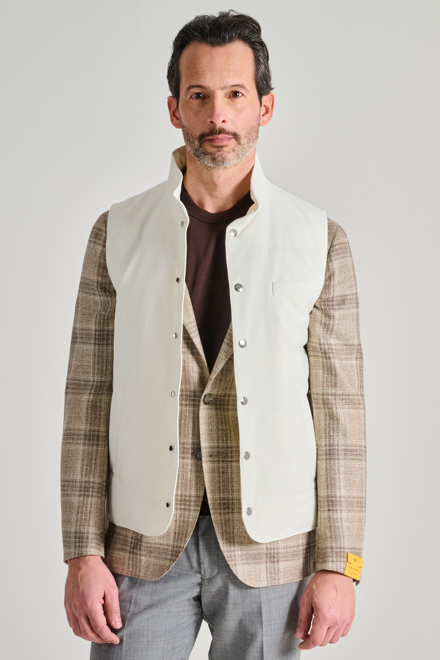  Montecore Gilet Imbottito Piuma Beige Beige Uomo - 1