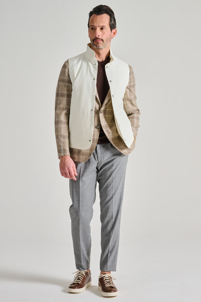  Montecore Gilet Imbottito Piuma Beige Beige Uomo - 4