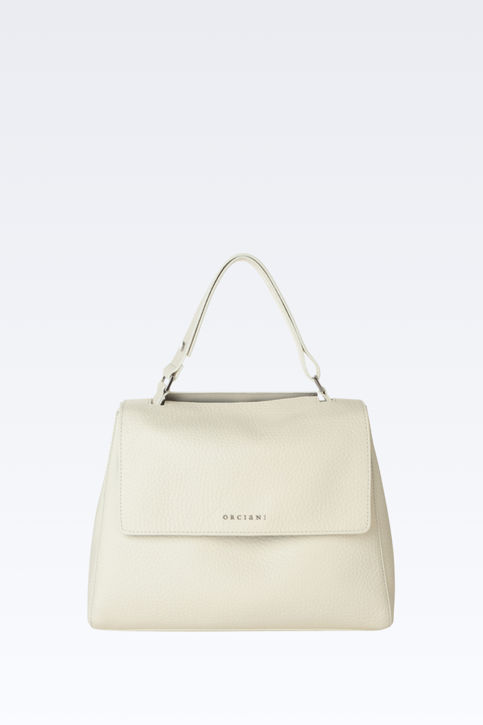 Orciani Borsa Sveva Soft Media Pelle Bianco