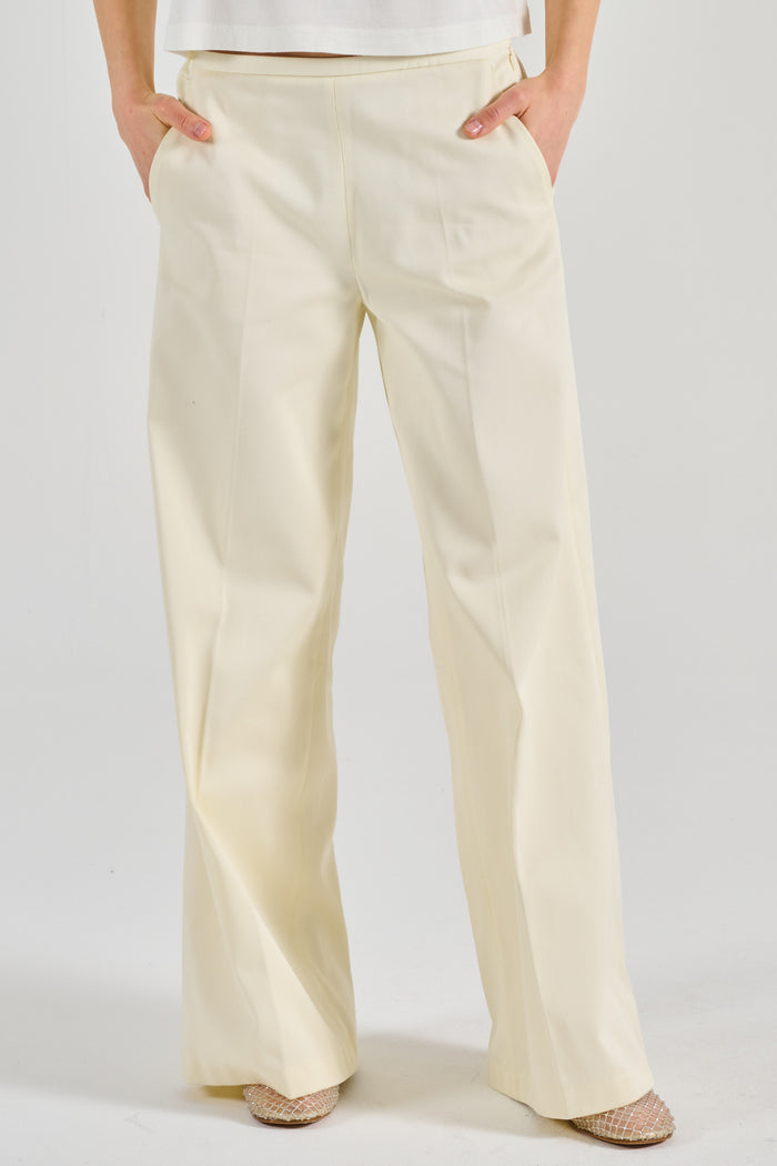 Forte Forte Pantalone Cotton Bianco Donna